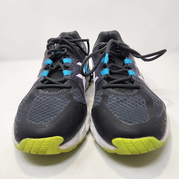 Asics Womens Gel Quantum 180 5 Running Walking Shoes Size 8 Gray Purple 1202A83 - Picture 3 of 9